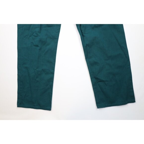 Deadstock Vtg 90s Marithe Francois Girbaud Mens 40x34 Baggy Wide Leg Jeans Green - Picture 11 of 13